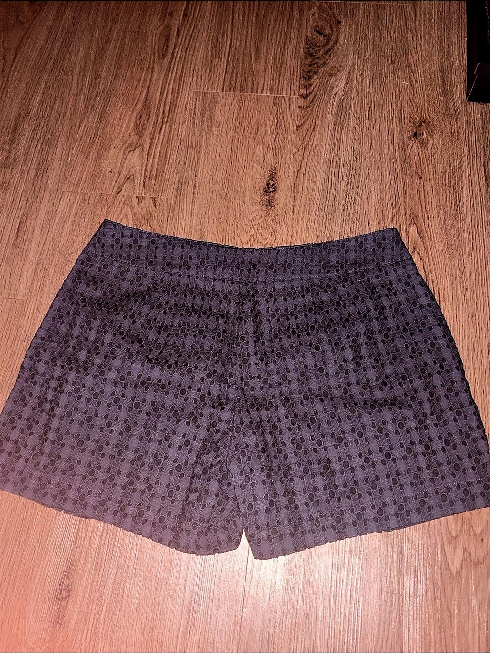 cabi Eyelet Skort Women's High Waist Shorts Purple Size 2